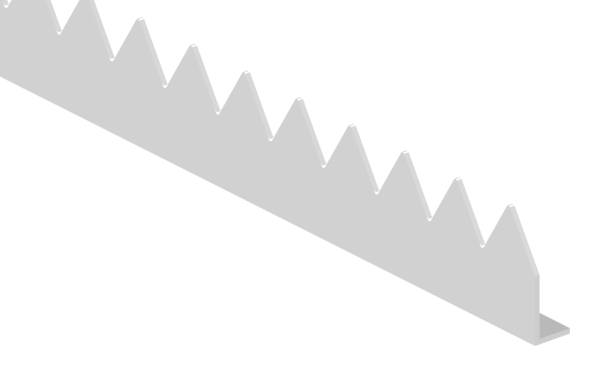Zackenleiste Edelstahl ungeschliffen- L- 2000 mm-88-112081.VA