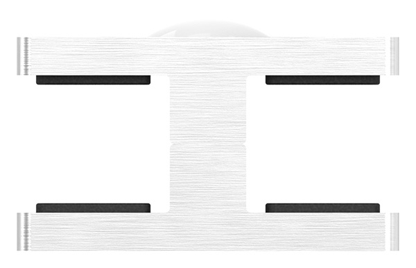 Glasklemme Doppel Glasscheibe  12-76 mm - 13-52 mm-12-2231.4