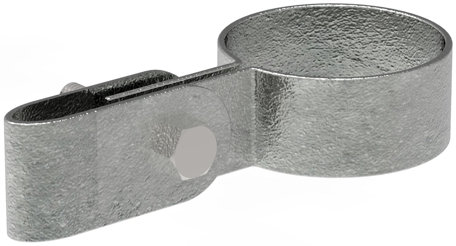 Rohrverbinder - Gitterhalter einfach - 170D48 - 48-3 mm - 1 1-2- - Feuerverzinkt u. Elektrogalvanisiert-170D48