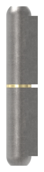 Anschweissband Stahl roh mit Messingring L = 100 mm Rollen-Ø 16 mm Stift-Ø 10 mm-88-1156515-ST.100