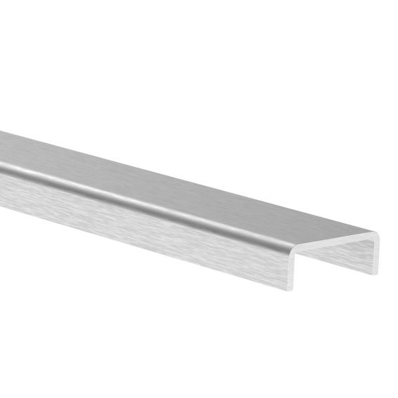 U-Profil Edelstahl V2A fuer Glas 12-00-13-52 mm L=6000 mm geschliffen-89-11A69030146000-A.4