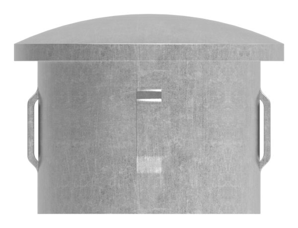 Stahlstopfen - leicht gewoelbt - fuer Ø 42-4x2-5-2-9 mm - Stah S235JR- roh-30-2903.8