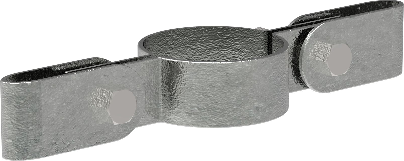 Rohrverbinder - Gitterhalter doppelt - 171C42 - 42-4 mm - 1 1-4- - Feuerverzinkt u. Elektrogalvanisiert-171C42