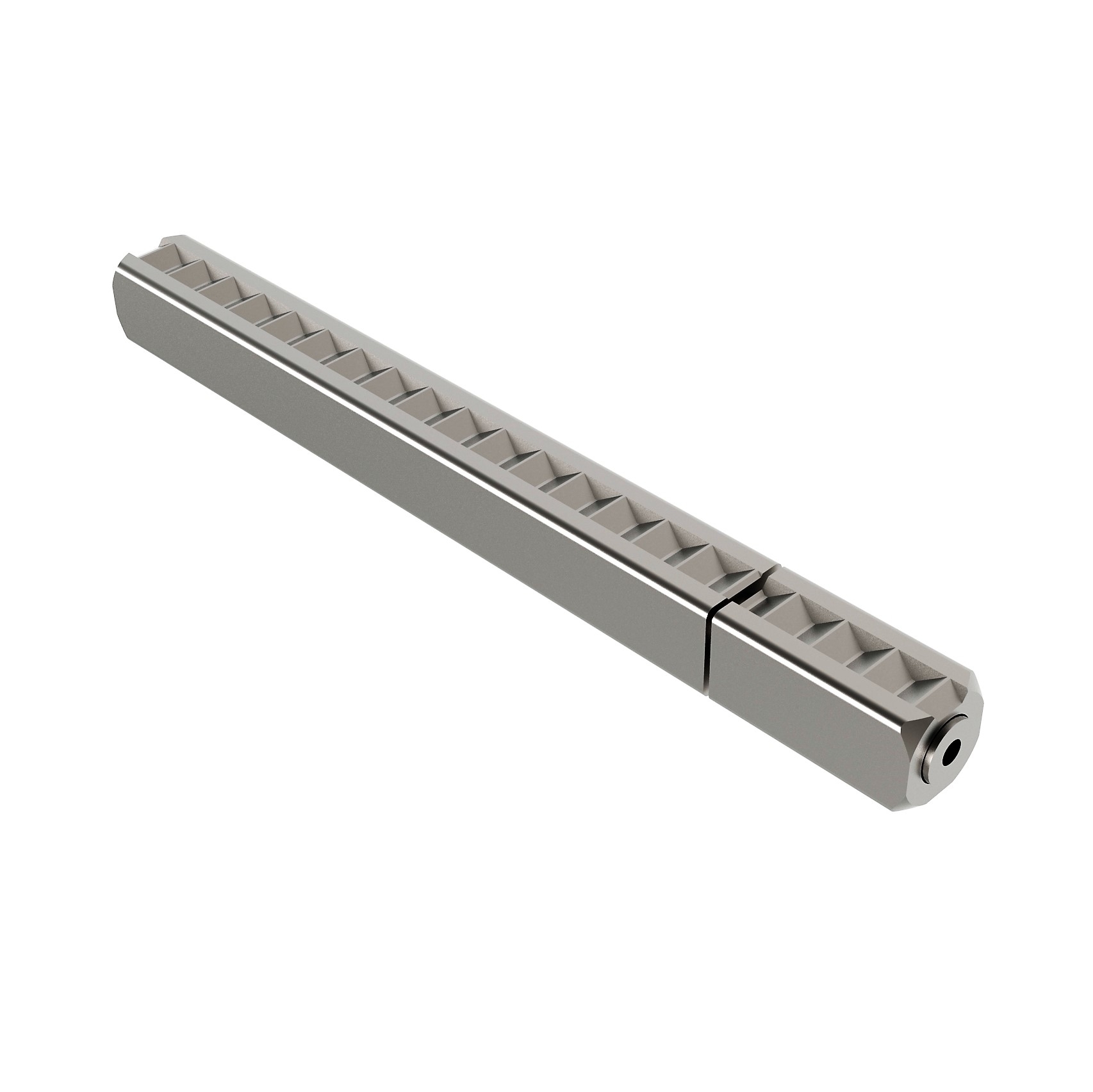 Vierkantstift fuer Tuerdruecker- Stahl verzinkt- 8x8x87 mm- schraeg-89-11D005ZN-A.4