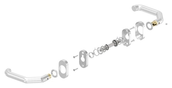 Tuerdrueckerpaar V2A inklusive 8 mm Drueckerstift-11-3980.4