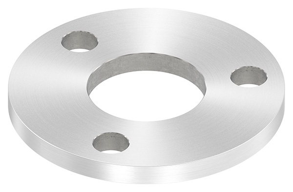 Ankerplatte Ø 100 x 8mm- mit Rundschliff- V2A-88-1154106-240-8.R