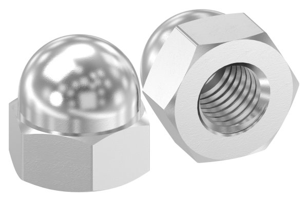 Hutmutter - Gewinde M10 - DIN 1587- A2 - V2A-11-2874.4