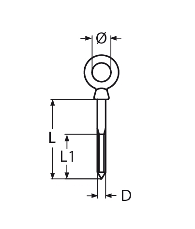 Augbolzen mit Holzgewinde Gewindelaenge- 30 - 60 mm V4A - Verkauf in VPEs-66-64-411.82712
