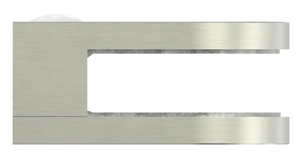 Glasklemme 63x45x28 mm AbZ fuer Anschluss flach Edelstahleffekt-10-2200ABZ.2