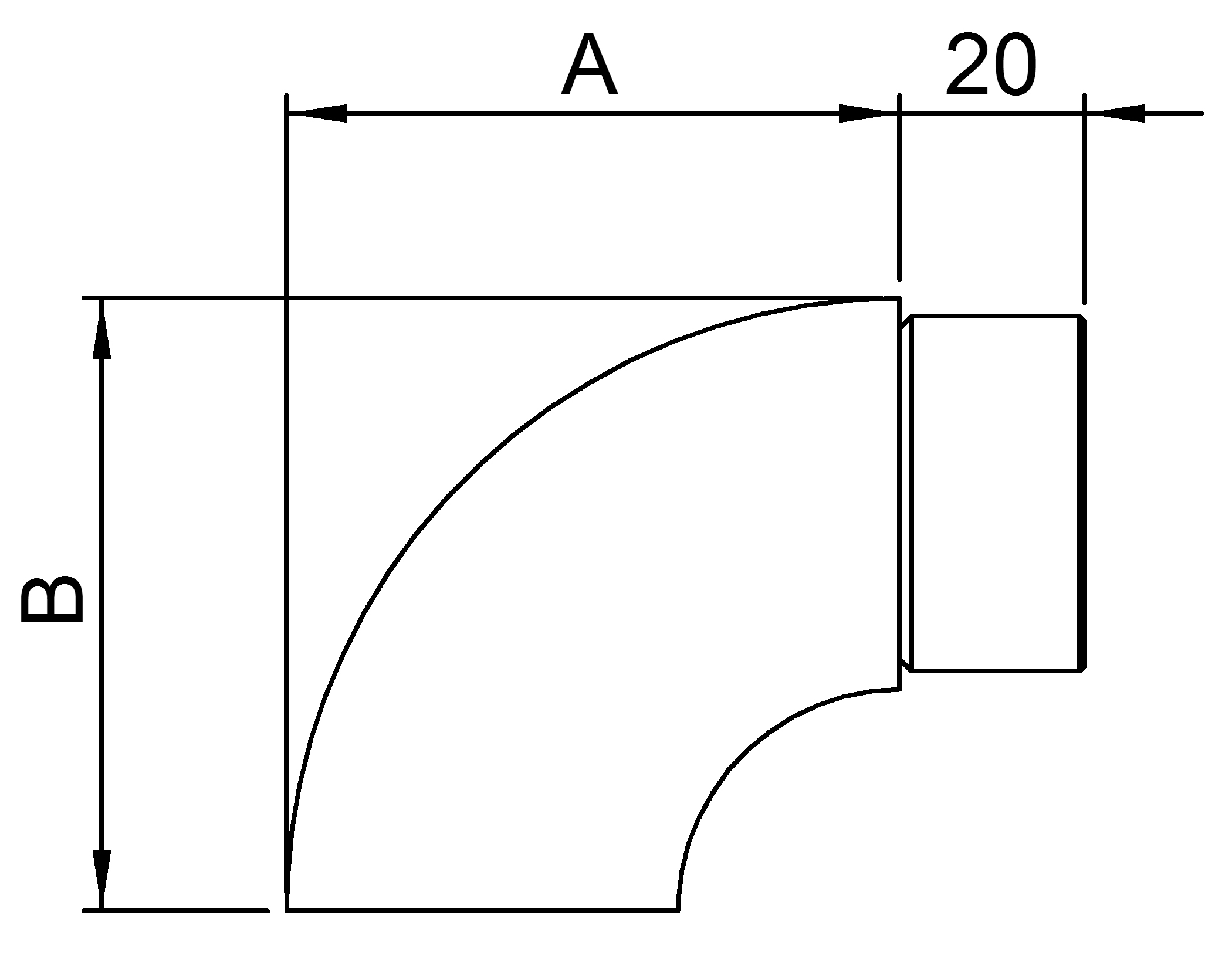 Endkappe V2A fuer Rohr Ø 42-4x2-0 mm geschliffen-11-3693-A.4