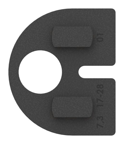 1 Paar Gummis zu Glasklemme 50x40x26 mm AbZ fuer 1-5 mm Blech-10-2101.0