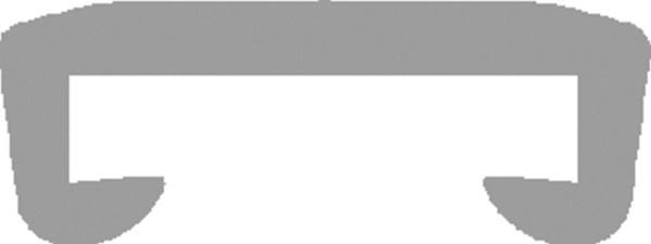 Kunststoffhandlauf fuer 40 x 8mm- tiefbraun- 25 Meter-88-11C408.028