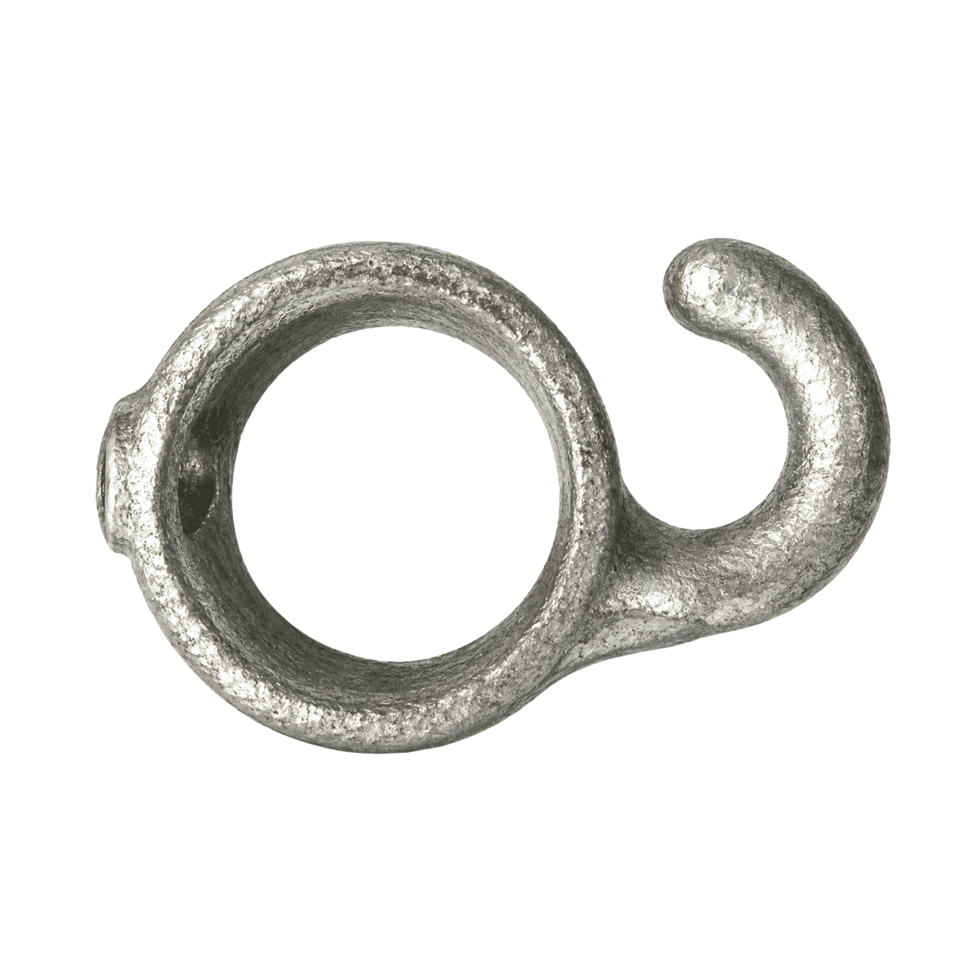 Rohrverbinder Stellring mit Haken Ø 33-7 mm -1- - Temperguss verzinkt - 182TB34-182TB34