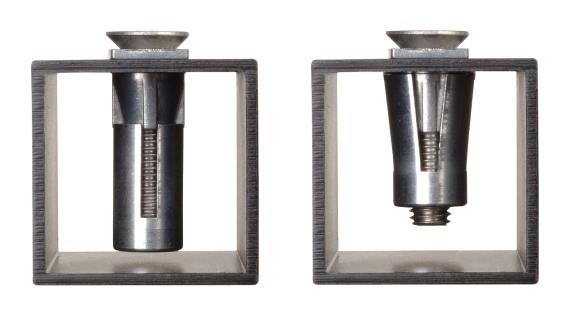 Stahlanker Edelstahl V2A - Stahl Quick-Fix fuer Profile bis 5 mm-89-11Q509QUICKFIXQF5-A.4