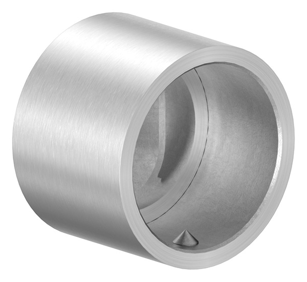 Wandbefestigung  zum Klemmen fuer Rundrohr Ø 33-7 mm - V2A-11-3068.4