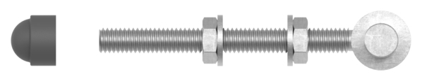 Einhaengeband Torband zum Durchschrauben fuer Ø 16mm- Laenge 140mm-88-11961-16.140