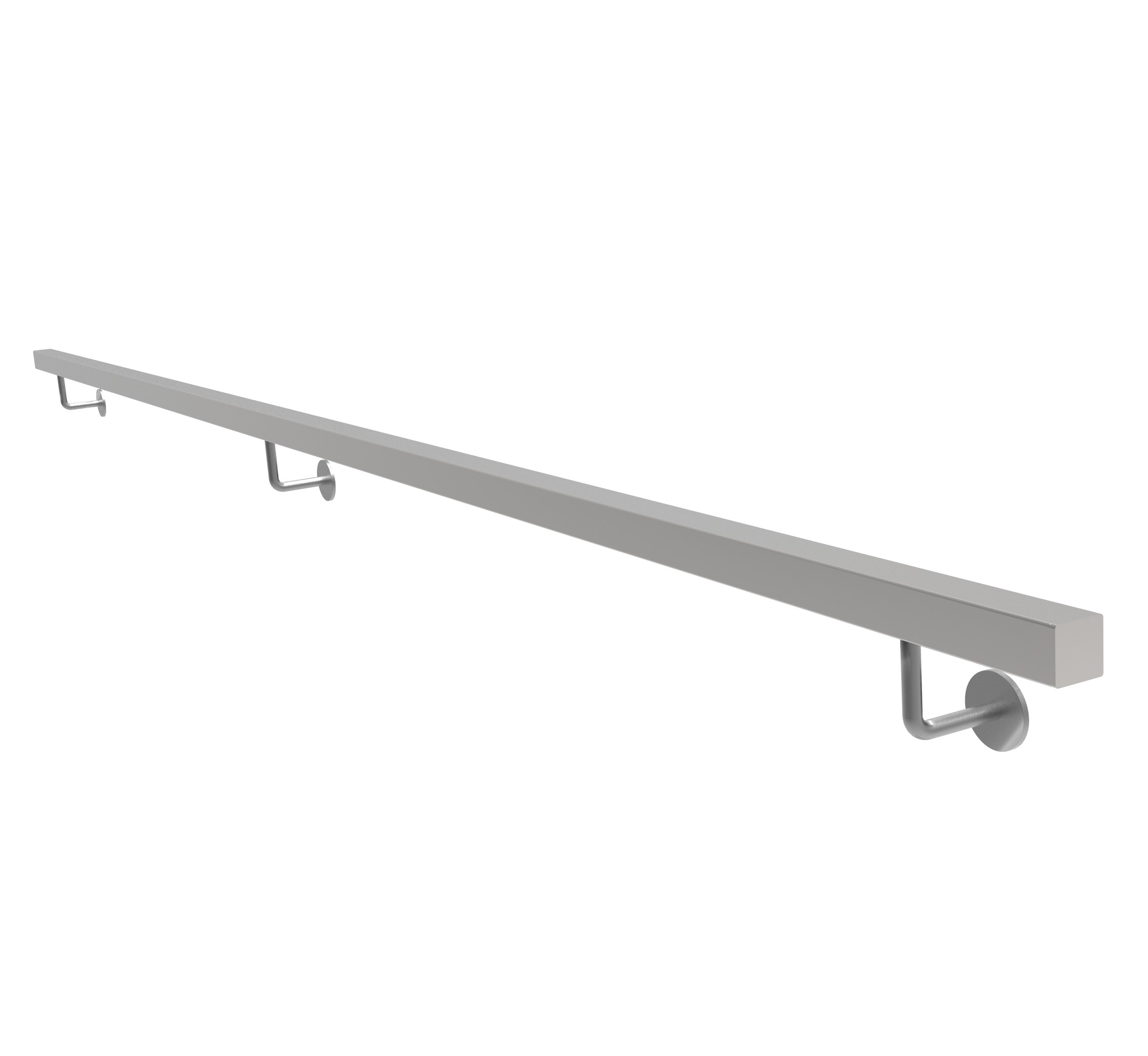 Wandhandlauf V2A 40 x 40 x 3000 mm geschliffen-89-11AJPM3000-A.4