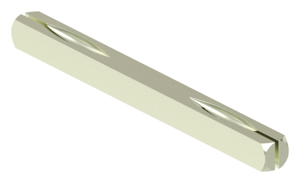 Drueckerstift - Laenge- 100 mm - Masse- 8x8 mm - Stahl S235JR- verzinkt-11-3561.7