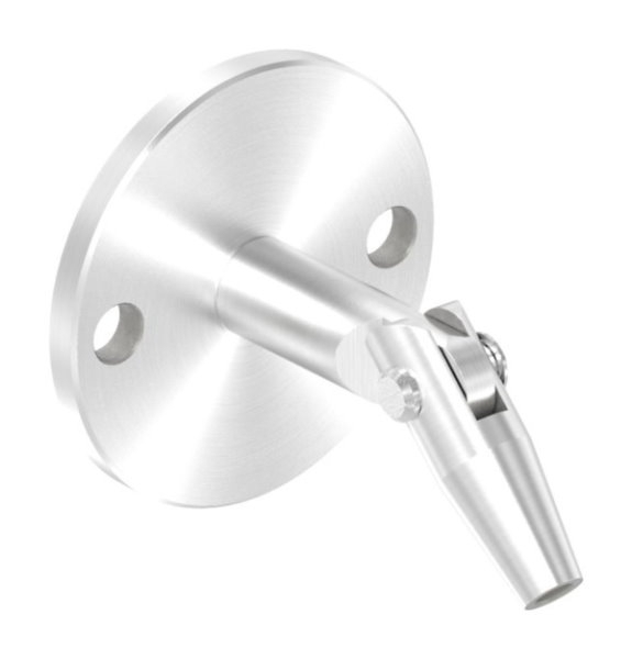 Vordachsystem abgehangen Edelstahl V2A Punkthalter Ø 52 mm Zugstange L = 940 mm 1 Achse-88-1150640.240