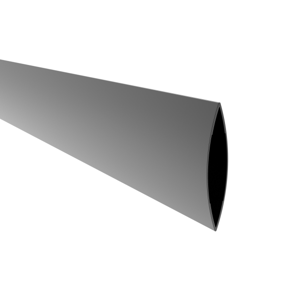 Aluminiumlamelle oval 20x100x2000 mm Anthrazit RAL7016-89.FGO20X1002000R7016