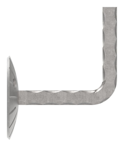 Handlaufhalter - mit Ronde 70x4 mm - zum Anschweissen - Stahl S235JR- roh-30-1410.8