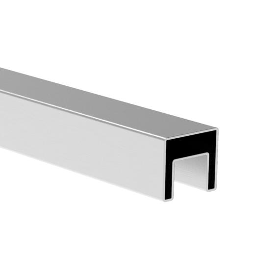 Handlaufprofil Vierkant Aluminium Laenge 2900 mm eloxiert fuer Glas-89-11AL6925540SE-A.4
