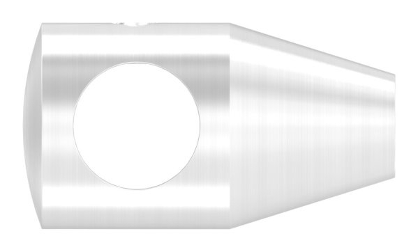 Querstabhalter V2A Edelstahl – konisch -Design- mit M6 Gewinde fuer Rundstaebe 12 mm-11-1081.4