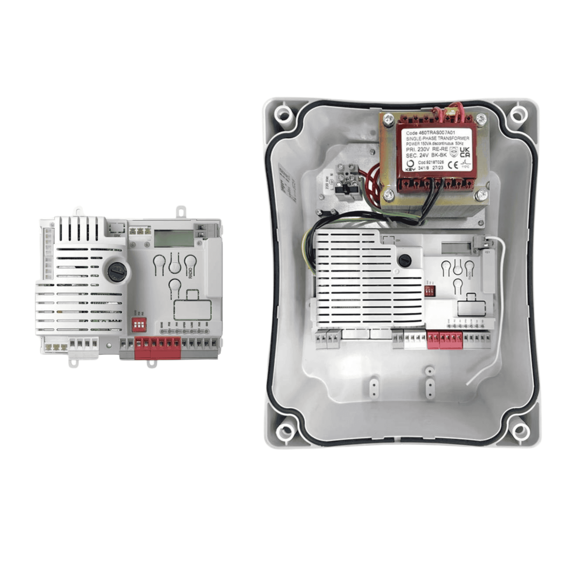 Torsteuerung fuer Schiebetore 24V DC mit Gehaeuse 280W-89-11CT20324N-A.4