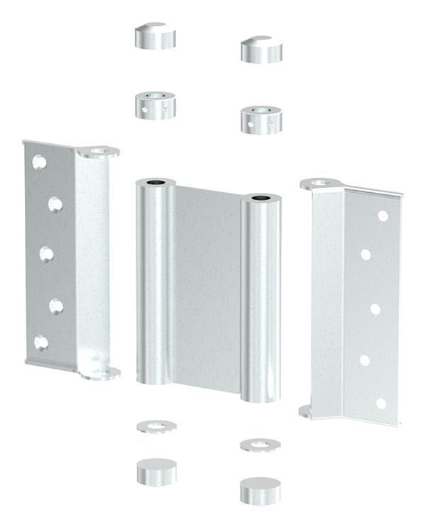 Pendeltuerband verzinkt zum Anschrauben- 1 Paar- 1-72 kg-88-11105-Z.125