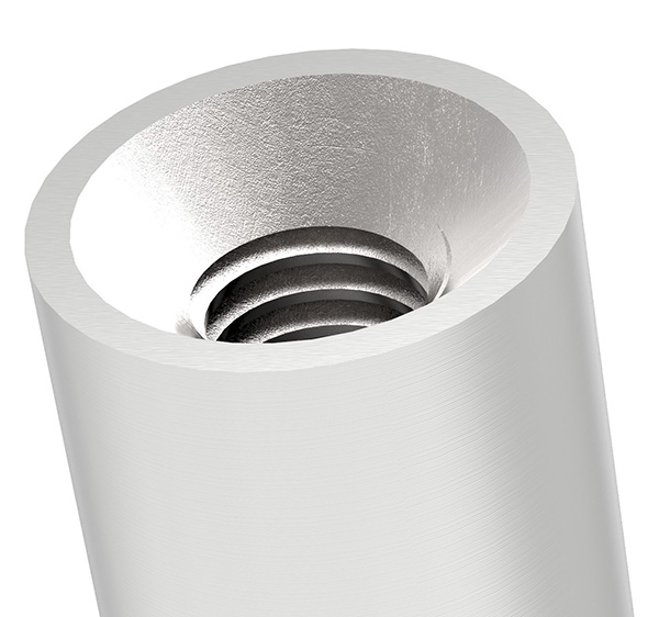 Edelstahl Traegerstift Ø 12 x 75 mm - mit Aussen- - Innengewinde -V2A-11-2167.4