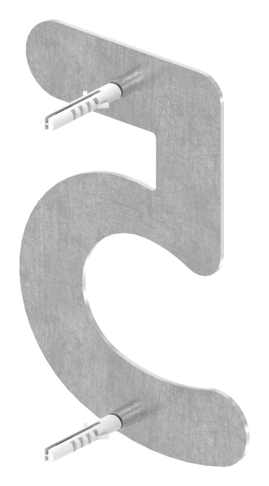 Hausnummer 5 - klein - Masse- 110 mm x 150 mm - V2A-11-8055.4