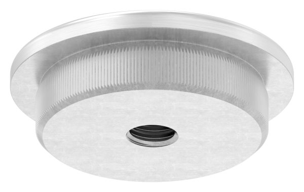 Einsteckkappe Edelstahl V2A Ø 42-4x4-0 mm mit M8 Gewinde- gewoelbt- zum Einschlagen-88-1150290-240.4