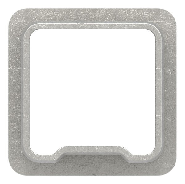 Vierkantrohrverbinder V4A 40x40x3-0 mm gerade-88-1110104040.3