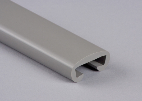Kunststoffhandlauf fuer 30 x 8mm- verkehrsgrau- 25 Meter-88-11F308.004