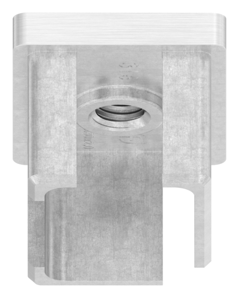 Einsteckkappe V4A 40 x 30 mm fuer Rohr 2-0 mm Wandstaerke M8 Gewinde-88-11100034030.M8