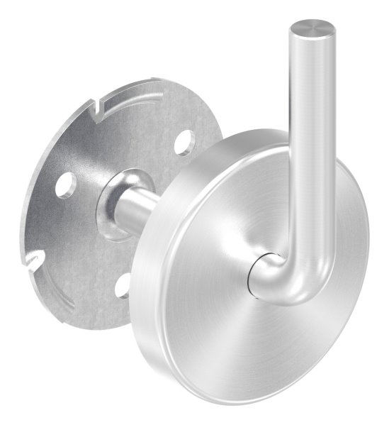 Handlaufhalter mit Ronde 70x4 mm zum Anschweissen V4A-11-2080.1