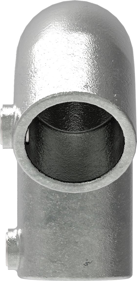 Rohrverbinder Bogen variabel 40-70° Ø 33-7 mm -1- - Temperguss verzinkt - 123B34-123B34