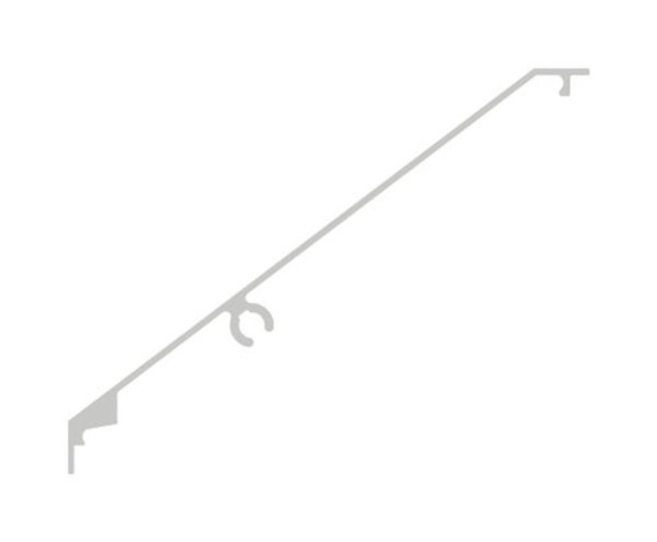 Vordachabdeckung Aluminium L = 3000 mm eloxiert E4-EV1 fuer eleganza canopy-88-11VDE-AB-3000.ALU