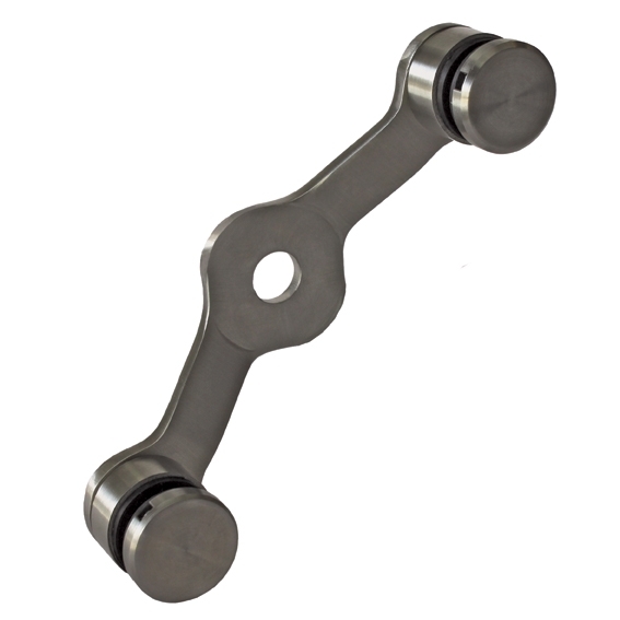Glashalter Spider 2-Armig Edelstahl V2A fuer Glas 6-12-76 mm 180 roh-89-11GSZP102R18095-A.4