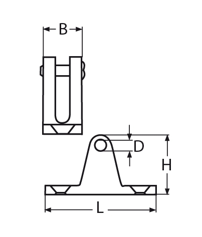Verdeckbeschlag Hoehe- 35 mm V4A VPE- 5-66-64-411-8311456.17