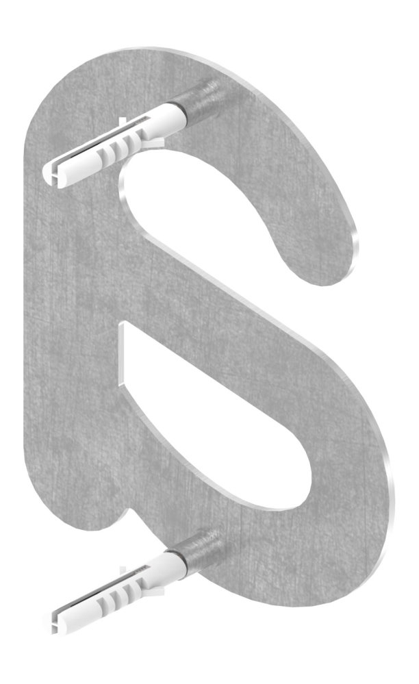 Buchstabe a - klein - Masse- 110 mm x 155 mm - V2A-11-8060.4