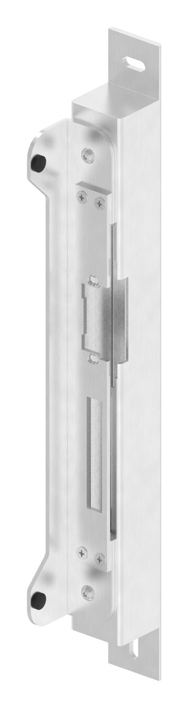 Anschlagsblech mit Gummipuffer aus Edelstahl-88-1159116.240