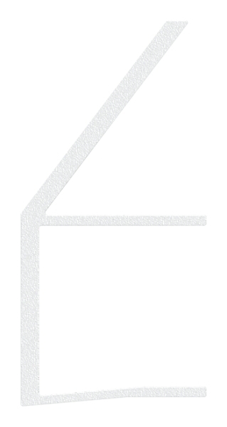 Regenrinne fuer Vordaecher- Glas 17-52mm- L=1800mm- E4-EV1-88-11VDE-RE-1800.17