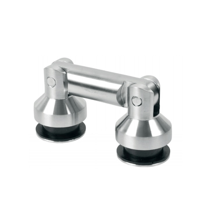 Edelstahl Glaspunkthalter 2-armig- adaptiv- fuer 8-10mm Glas-89-11GS304ZA1002-A.4