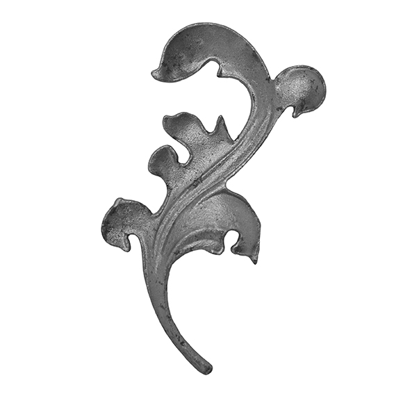 Zierblatt - rechts h200- b95- t6mm-89-11E2372R200-A.4