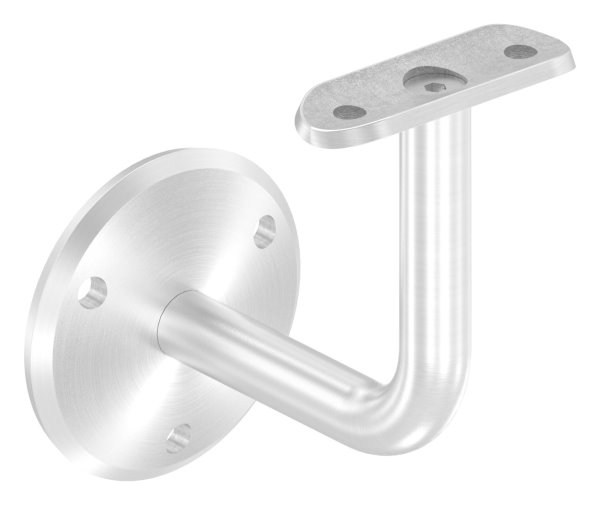 Handlaufhalter mit Ronde 70x5 mm und Halteplatte fuer Ø 42-4 mm V2A-11-2037.4