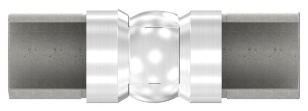 Gelenkverbinder V2A Ø 42-4 mm fuer LED-Nutrohr 120-180° schwenkbar-88-11LED-NU-60312.240