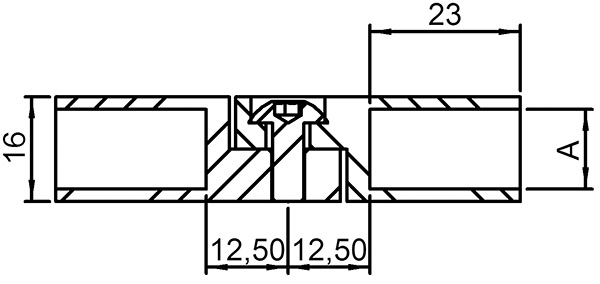 Gelenkverbinder V2A fuer Vierkant 12x12 mm 0-95°-11-1613.4