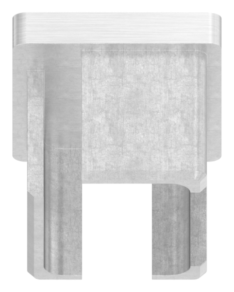 Einsteckkappe V4A Edelstahl fuer Rechteckrohr 40 x 30 x 2-0 mm-11-2409.1