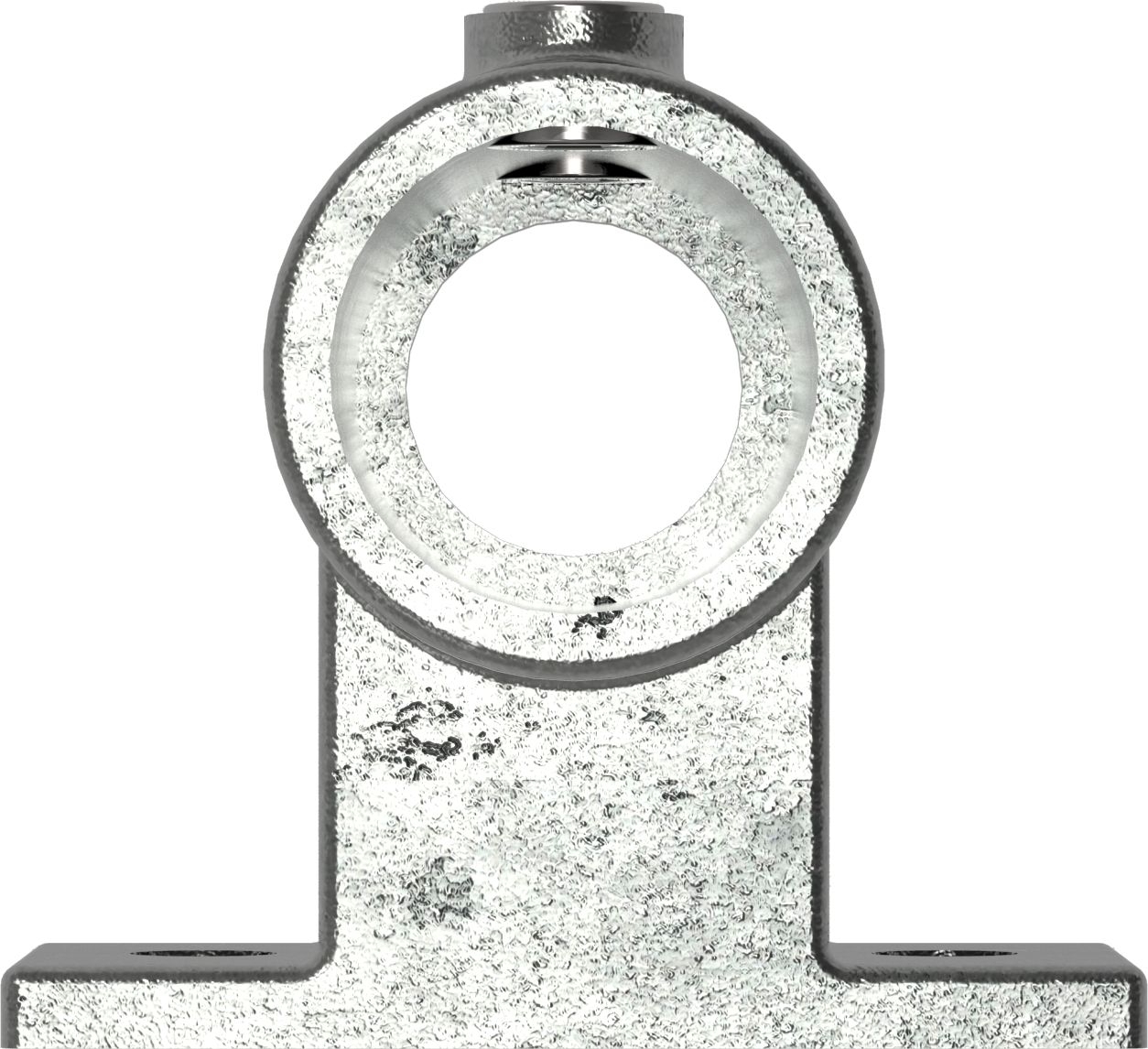 Rohrverbinder - Wandhalter Platte horizontal - 145B34 - 33-7 mm - 1- - Feuerverzinkt u. Elektrogalvanisiert-145B34